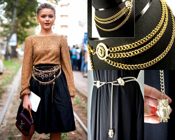 DIY Style Trends to Make You Stand Out | fashion | Belt, Chain belts