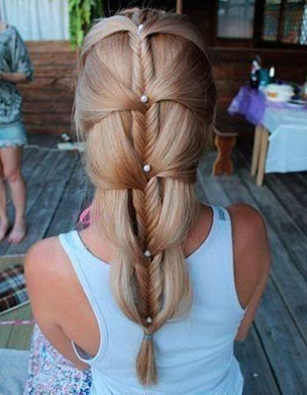 Picture Of Cool Ideas To Do Fishtail Hairstyle 7