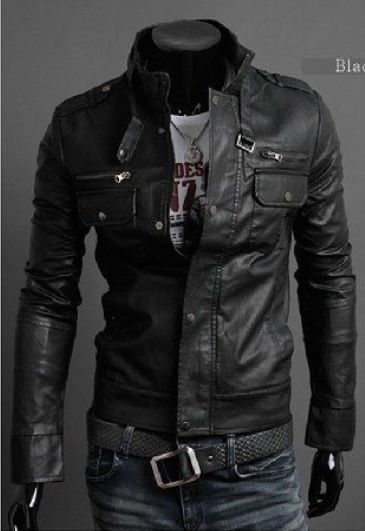 Cool men's leather jacket | My style | Pinterest | Mens fashion