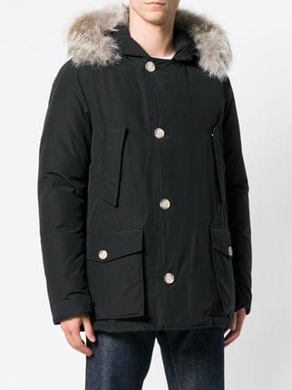Woolrich detachable coyote fur trim coat $712 - Buy Online AW18