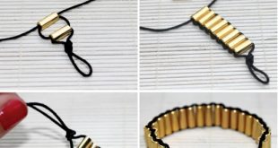 Picture Of Super Stylish DIY Criss Cross Bead Bracelet 5