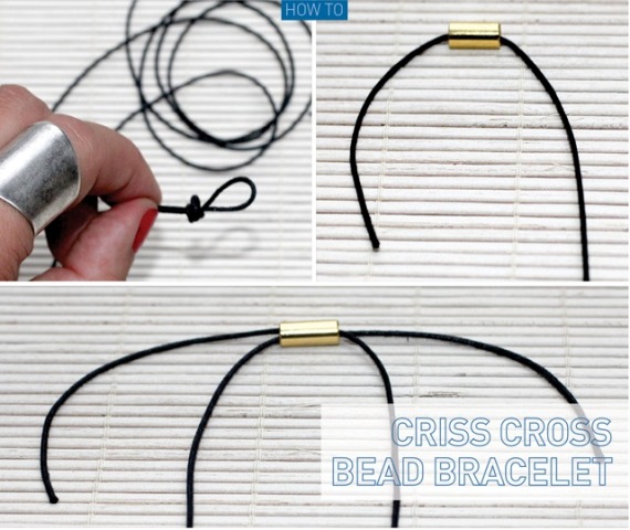 Picture Of Super Stylish DIY Criss Cross Bead Bracelet 4