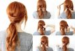 Criss-Cross Ponytail - Add some uniqueness to a basic ponytail in