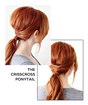 The Crisscross Ponytail, 25 Ways to Step Up Your Ponytail Game