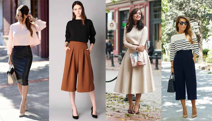 5 Classy Ways To Wear A Crop Top To Work - The Singapore Women's Weekly