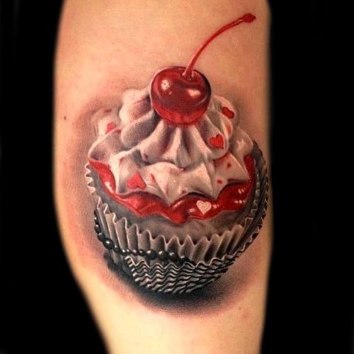 74+ Realistic Cupcake Tattoos Ideas With Meaning
