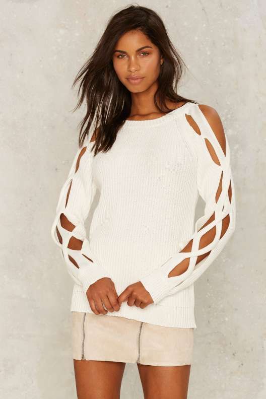 Asilio Ceasefire Cutout Sweater - Sweaters | Sweaters/Knits