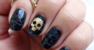 Awesome DIY Dark Waters Nail Art For Halloween - Styleoholic