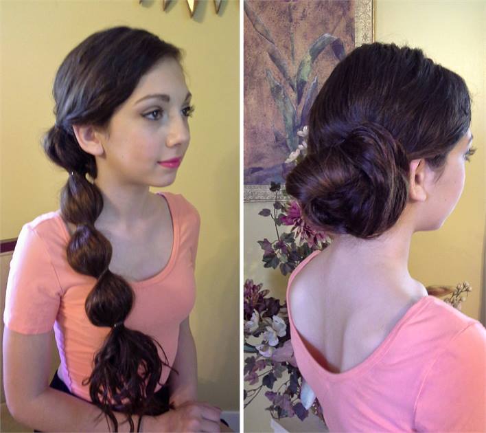 How-To: Day-to-Night Bubble Pony Chignon - Career - Modern Salon