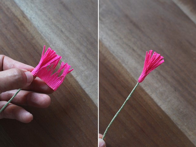 Picture Of Delicate DIY Paper Flower Crown 18