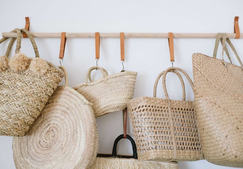 DIY Hanging Bag Rack | A Pair & A Spare