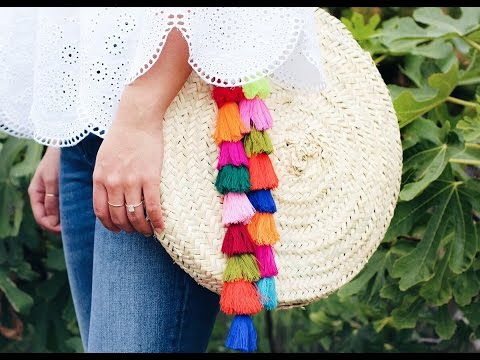 DIY Tassel Bag Charm Tutorial - YouTube
