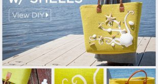 DIY Beach Tote by Trinkets in Bloom | Fashion: Handbags | DIY, Diy