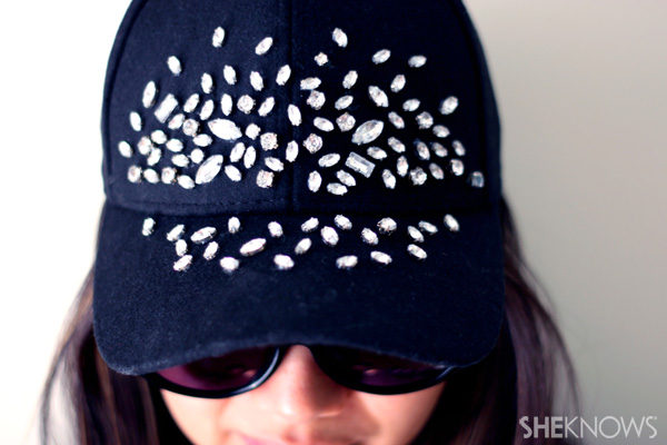 DIY embellished baseball cap u2013 SheKnows