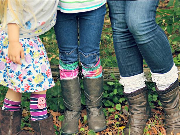 How to Make Boot Socks from Old T-Shirts | how-tos | DIY