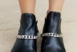Grunge Styled DIY Chain Harness Boots - Styleoholic