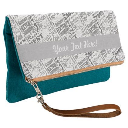 Special 80th Birthday Party Personalized Gifts Clutch