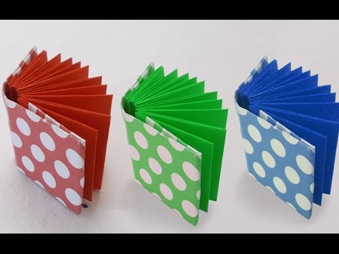 DIY Project Ideas : How to Make a Mini Origami Book | Kids Crafts