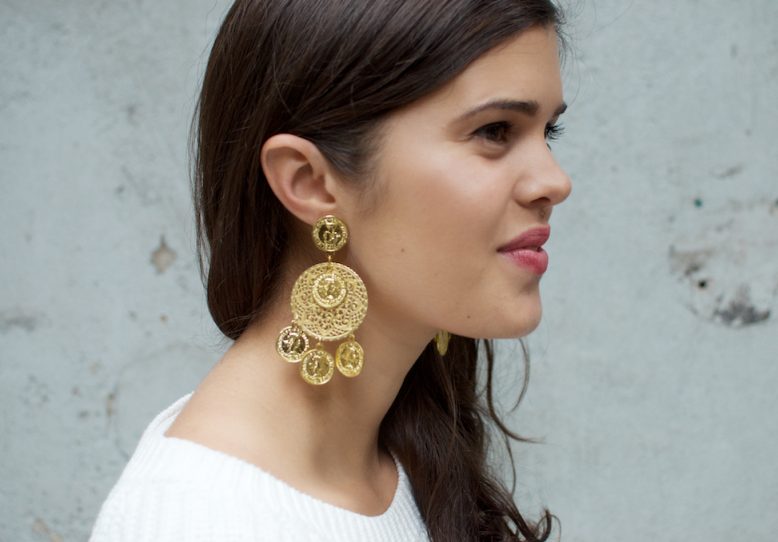 DIY Dolce & Gabbana Inspired Coin Earrings | A Pair & A Spare