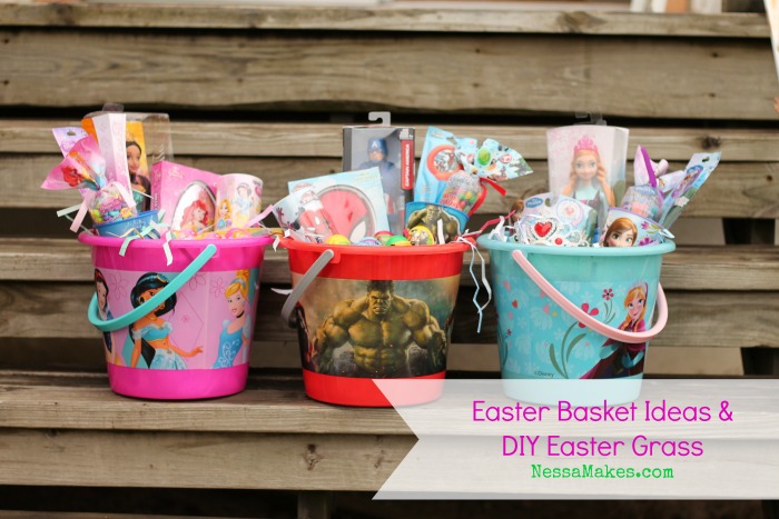 DIY Easter Grass & Easter Basket Ideas for Boys and Girls! - Nessa Makes
