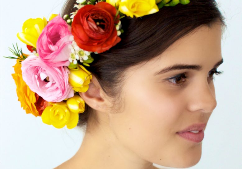 DIY Spring Floral Headpiece | A Pair & A Spare