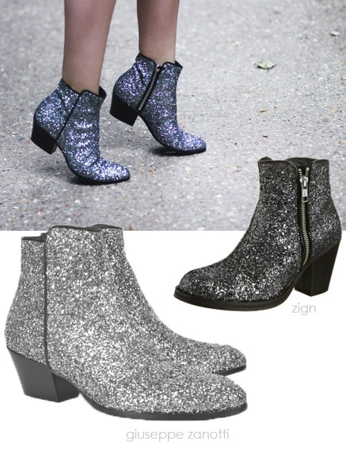 Lark Cooperative: DIY: glitter boots