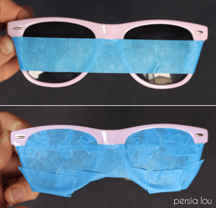 DIY Glitter Sunglasses Tutorial - Persia Lou