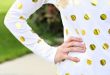 DIY Gold Foil Polka Dot T-Shirt | Heat transfer, Circles and T shirts