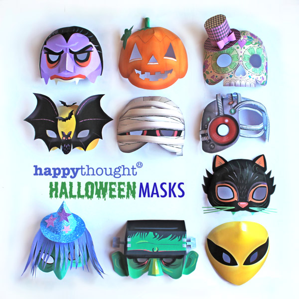 Vampire Mask: DIY Halloween costumes + fun classroom craft activity!