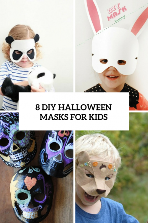 8 Cool And Easy To Make DIY Halloween Masks For Kids - Shelterness