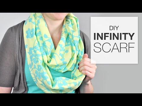 Tutorial: How to Sew an Infinity Scarf - YouTube