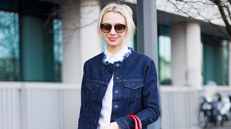 How to DIY the Perfect Frayed Denim Jacket in 3 Steps | StyleCaster