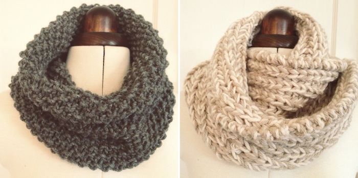 DIY Giftables #1: 2 simple snoods - a free knitting pattern u2013 By