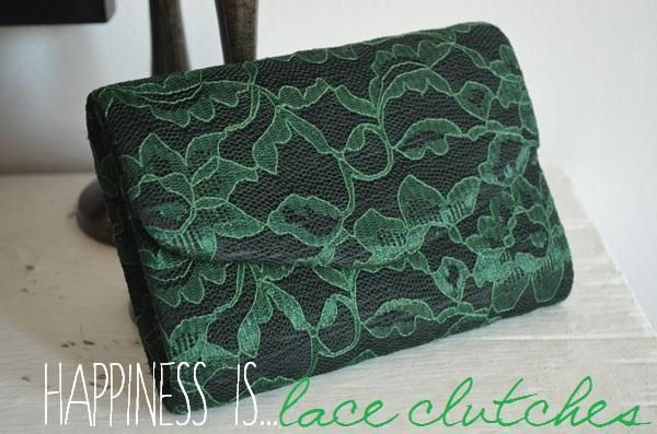 DIY Lace Clutches
