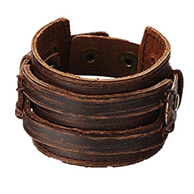 Mens Leather Cuff Bracelet - Yaoyu Site