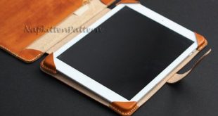 Leather IPad case pattern, Leather bag tutorial, leather pouch