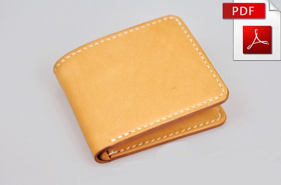 Leather wallet pattern Leather pattern Purse pattern Leather