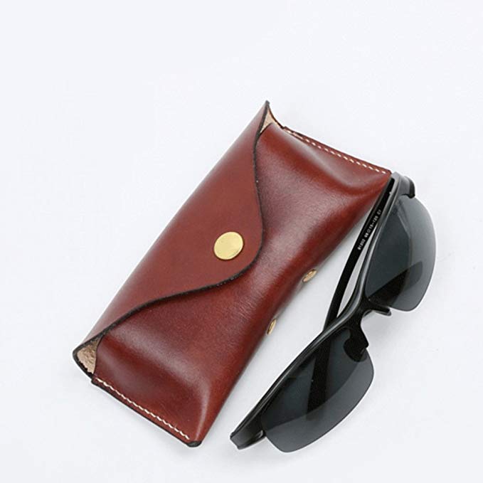 Amazon.com: Leather Handcraft Sunglasses Pocket Bag Glasses Case