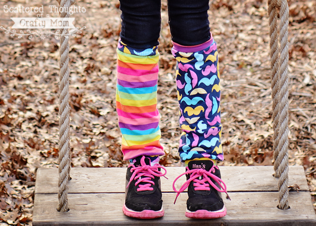 DIY Crazy Socks (Leg Warmers) Tutorial - Scattered Thoughts of a