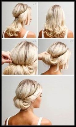 Hairstyles: How To DIY Messy Bun - Hairstyles For The New Mom