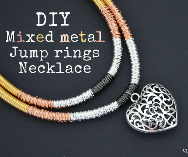 DIY Mixed Metal Jump Ring Necklace: 7 Steps (with Pictures)