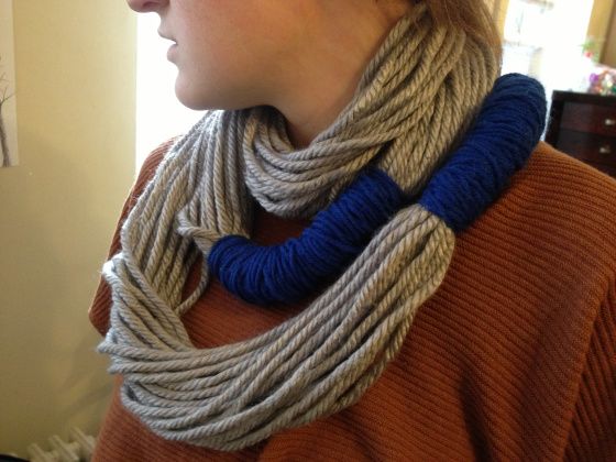 DIY Easy No-Knit Scarf | crafts | Pinterest | Knitting, Sewing and DIY