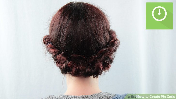 3 Easy Ways to Create Pin Curls (with Pictures) - wikiHow
