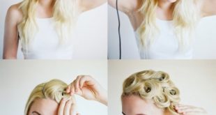 Picture Of Elegant DIY Pin Curls For Retro Weddings 2