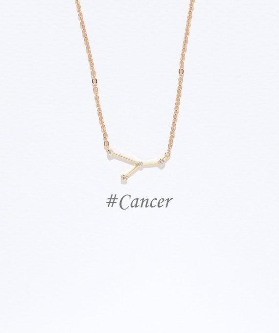 Cancer necklace Cancer Zodiac necklace Cancer constellation necklace