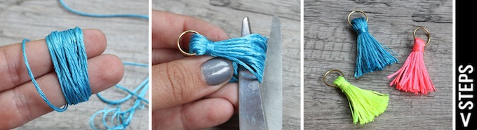 MY DIY | Neon Tassel Bracelets