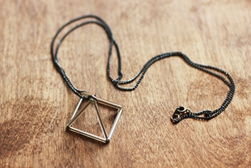Picture Of DIY Triangle Prism Necklace 6