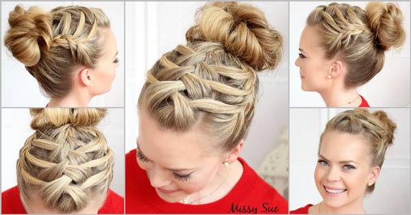 How to DIY Double Waterfall Triple French Braid Hairstyle