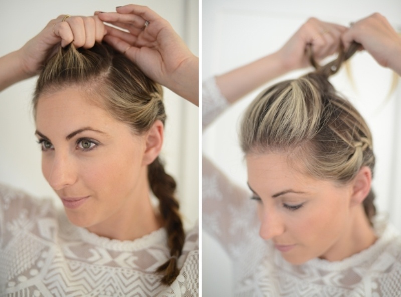 Picture Of cute and relaxed diy triple braid to try 4