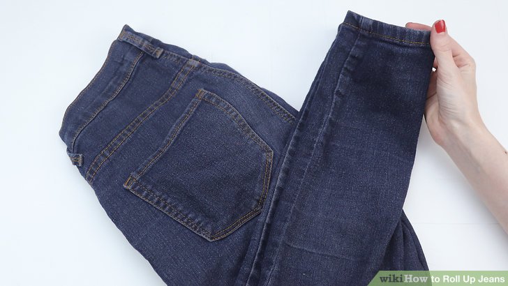 5 Ways to Roll Up Jeans - wikiHow